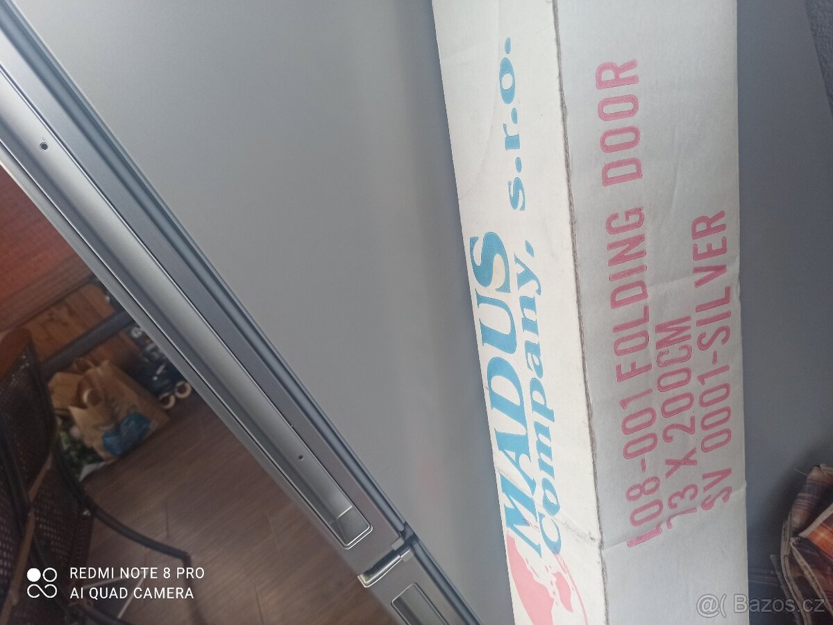 Shrnovaci dveře silver - 2