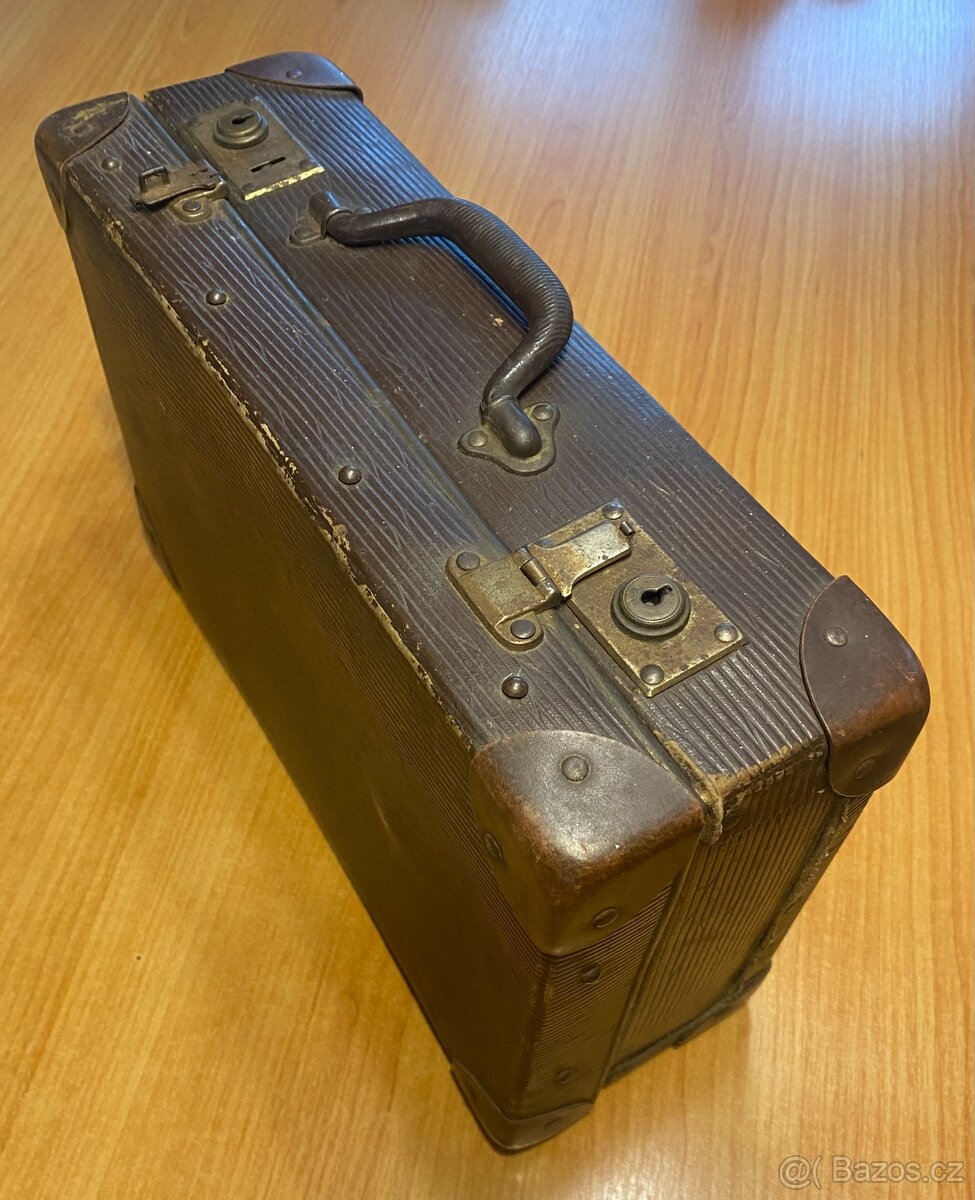 Prodám historický malý kufřík - VULKANFIBR - 2