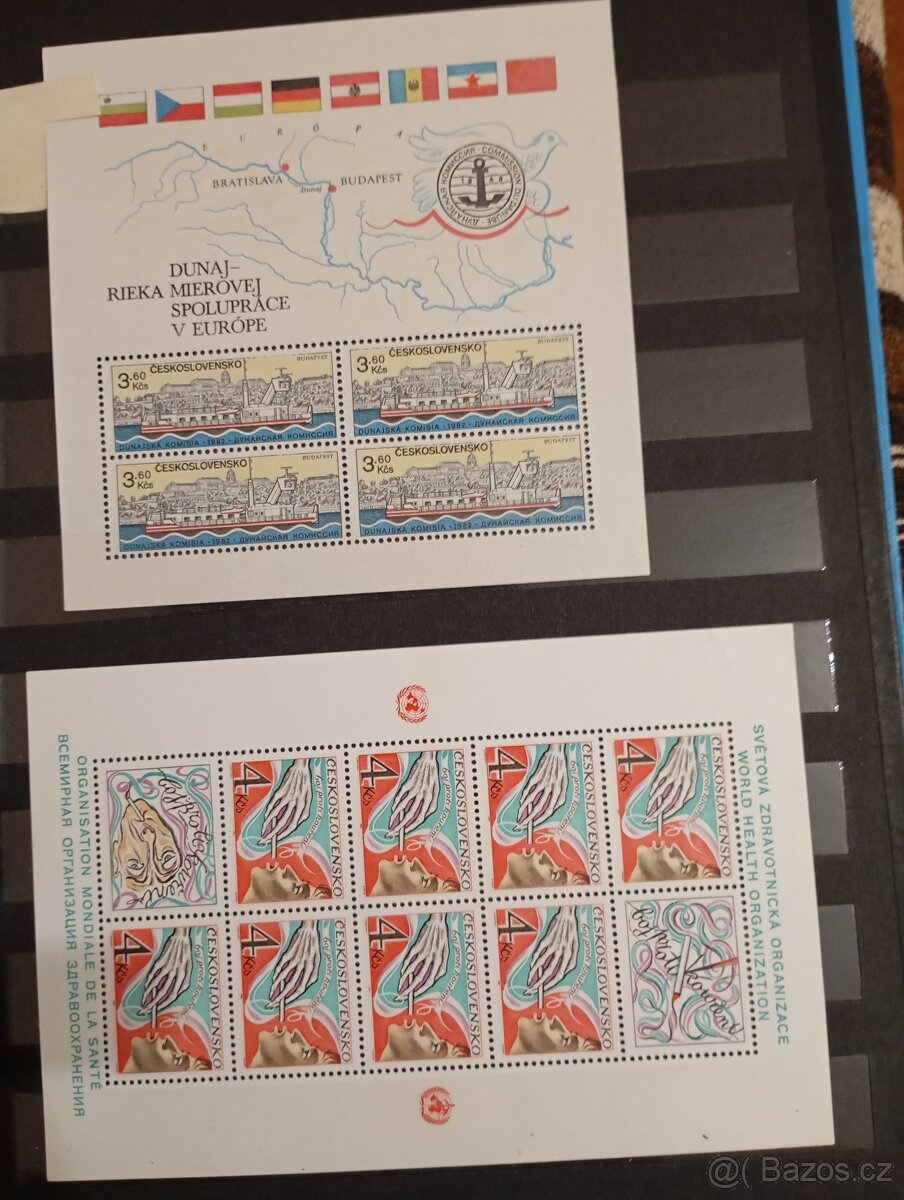 Známky, aršiky ČSSR - 2