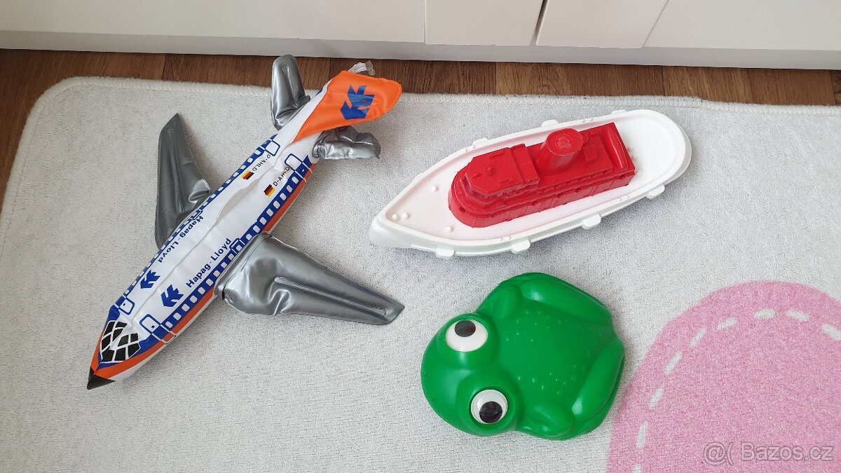 Hračky do vody - parník, žabka, letadlo - 2