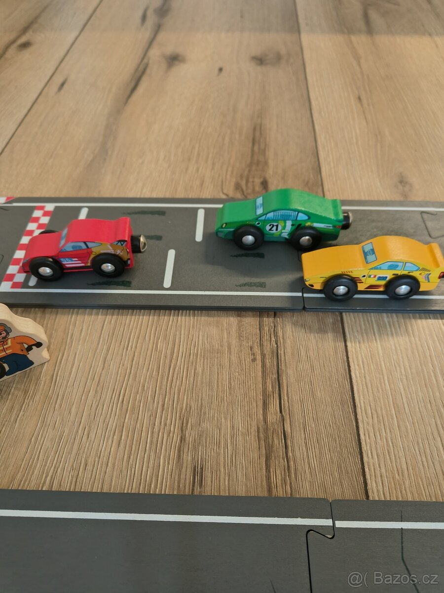 Dřevěná dráha pro autíčka - 2
