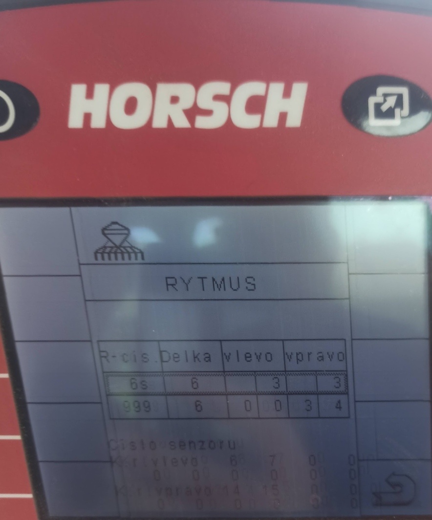 Seci stroj horsch - 2