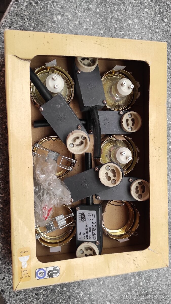 Bodová světla zlaté - 2