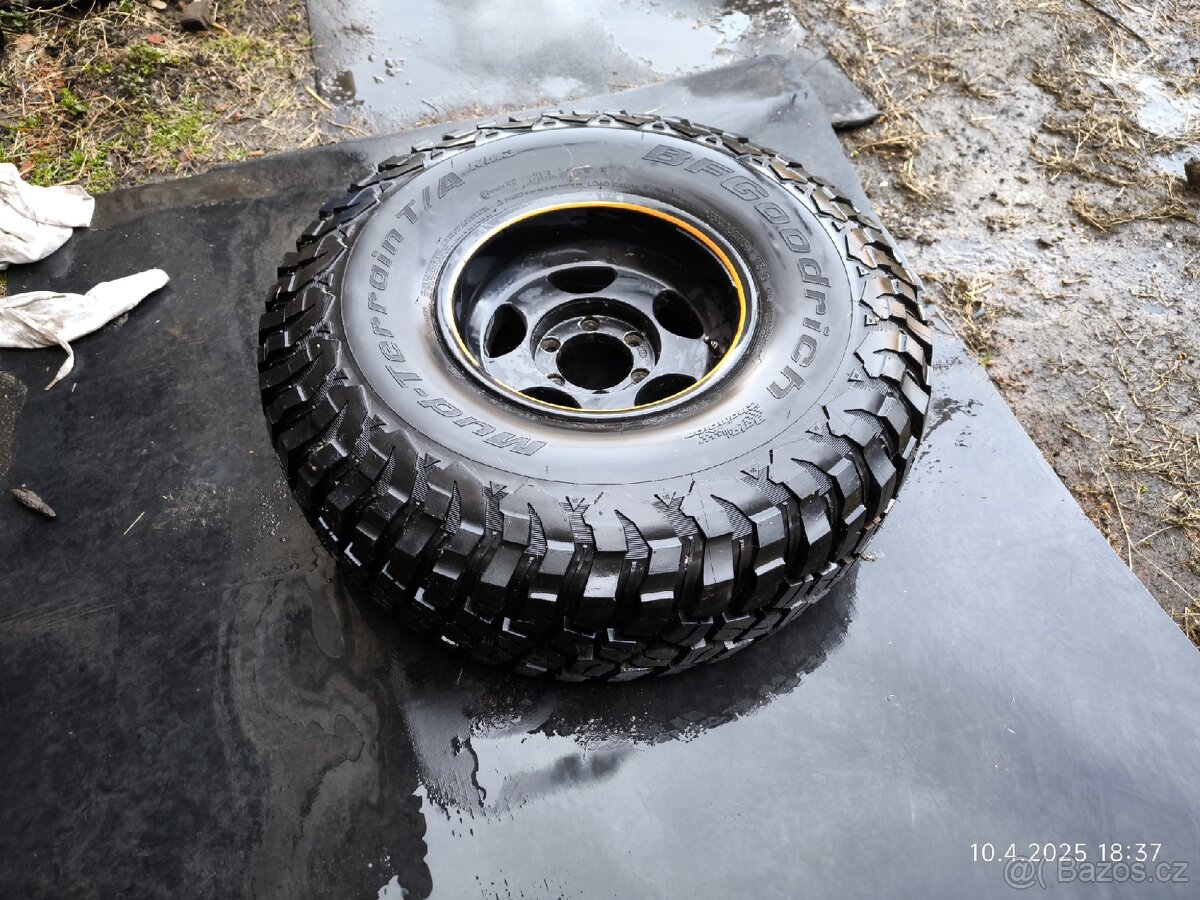 Prodám kompletní kola BFGoodrich Mud Terrain TA KM3