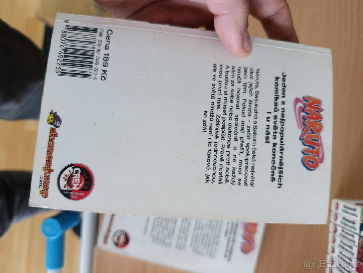 Naruto manga (1–15) – sada svazků v češtině od CREW - 2