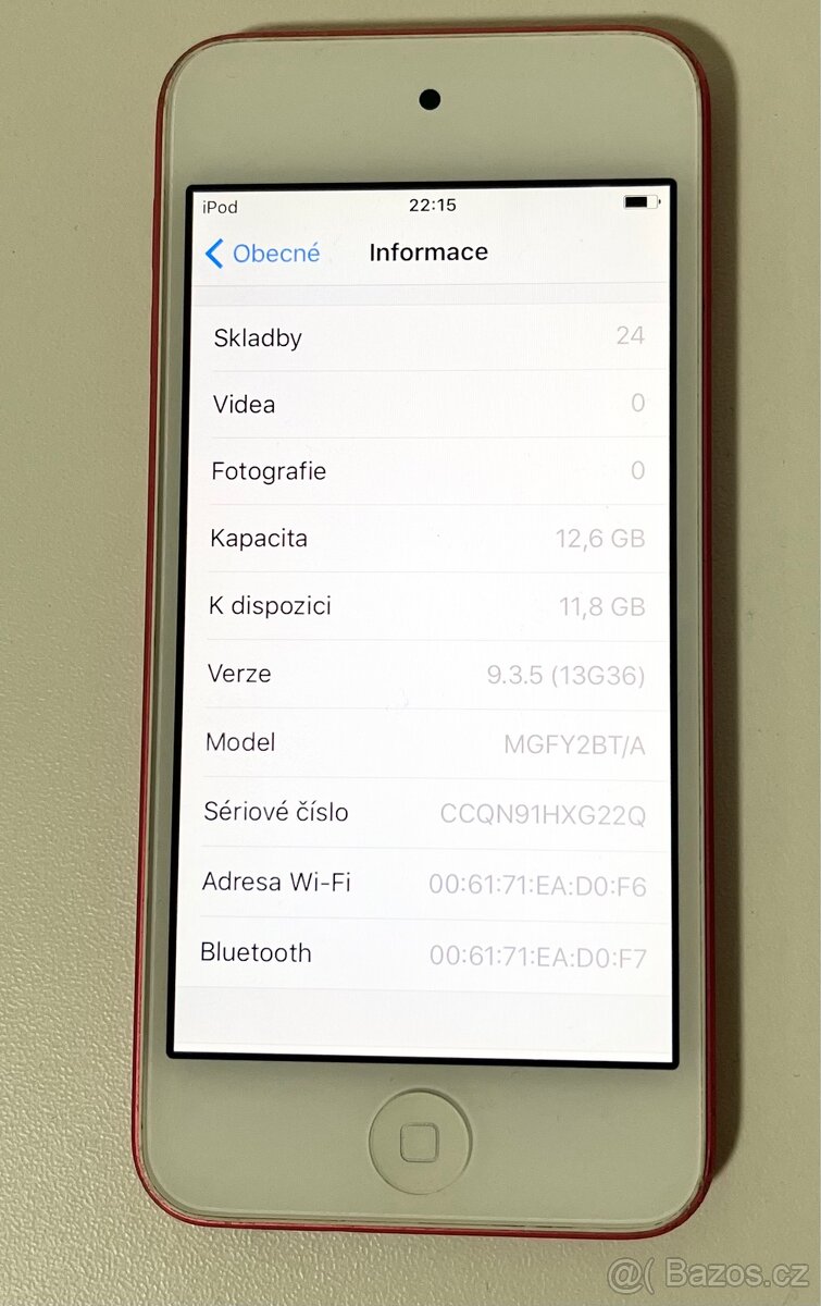 Telefon iPod touch (5. generace) - 2