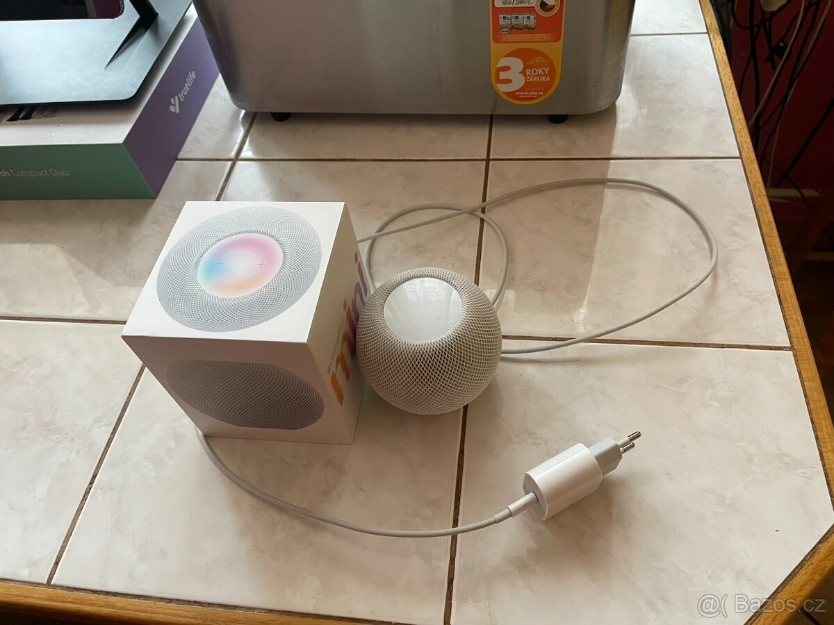 Apple HomePod mini – bílý, perfektní stav + originální krab - 2