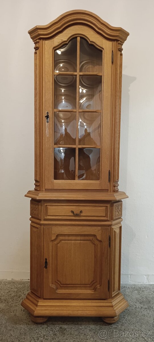 Rustikální příborník, vitrína, masív, Nábytek s příběhem - 2