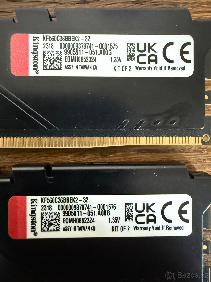 ZARUKA - Kingston 32GB KIT DDR5 6000MHz CL36 FURY Beast Bl. - 2