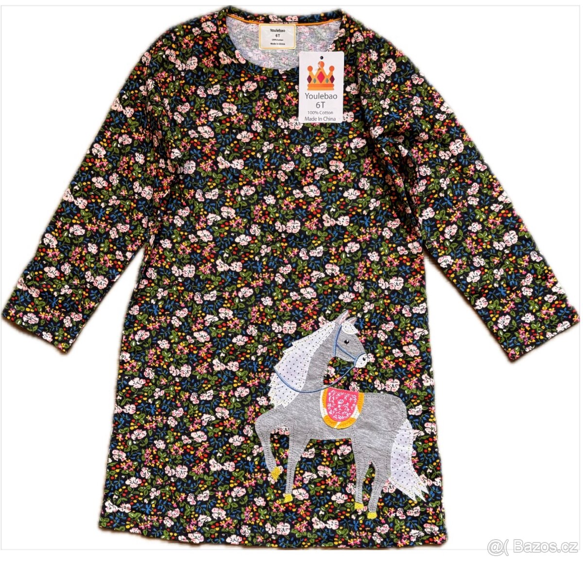 Krásné holčičí nové šatičky Youlebao vel.116 - 2