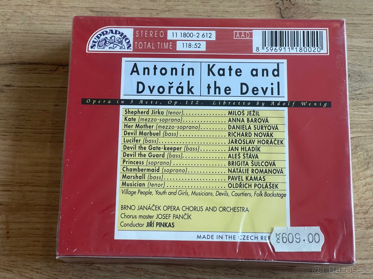 CD – Dvořák – Čert a Káča (Supraphon) - 2