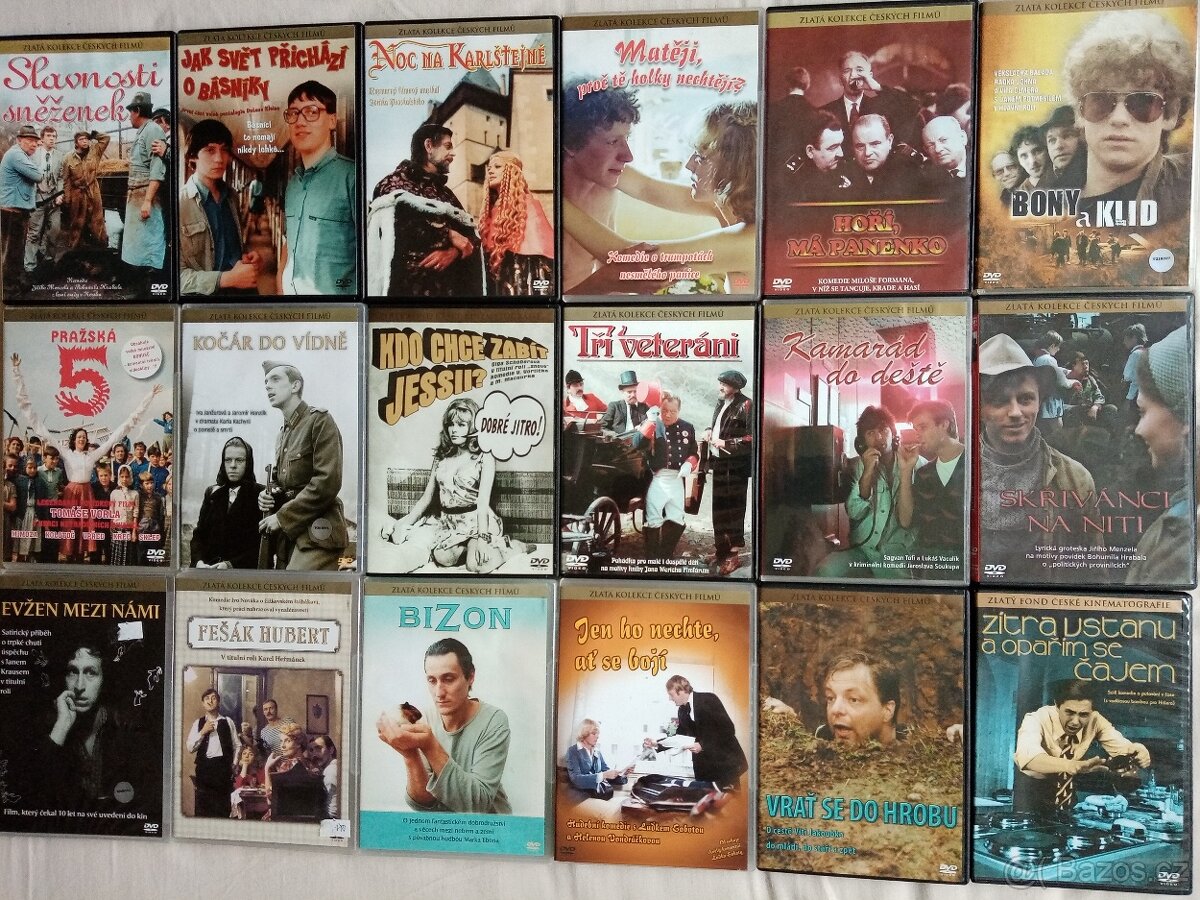Shrnuti orig. českých filmů v boxech od 44 Kč - 2