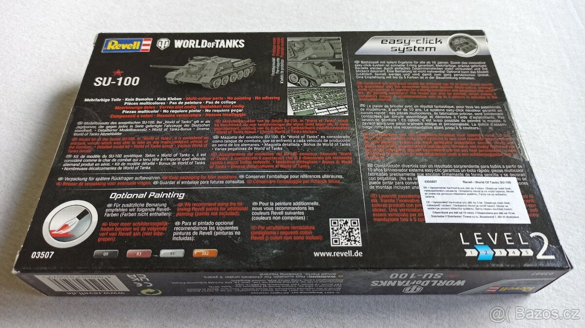 Model plastikový Easy-Click World of Tanks 1:72 REVELL - 2