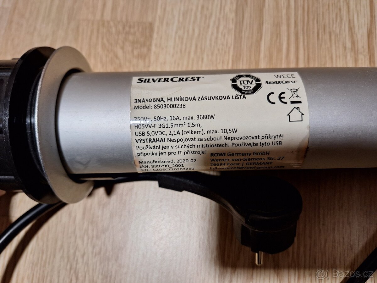 Zásuvková lišta - 2