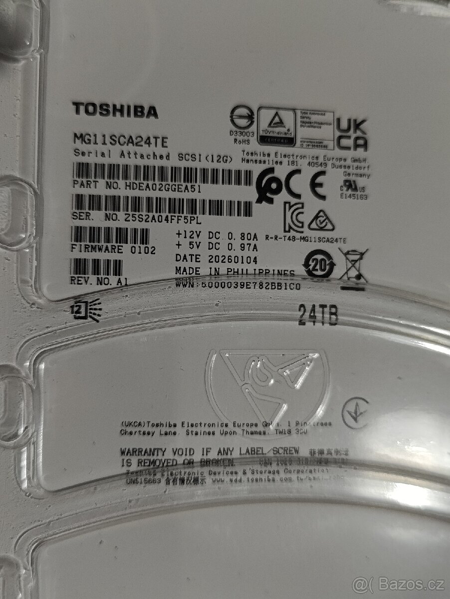 SAS HDD 24TB nový - 2