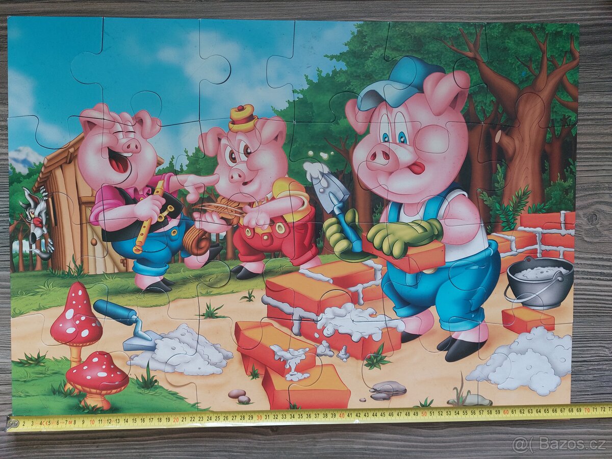 Puzzle Tři prasátka - 2