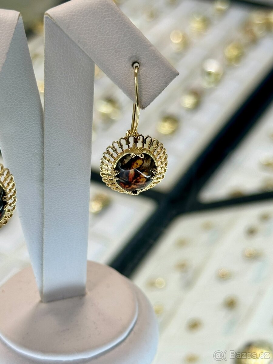 Zlaté náušnic 3,74g - 2