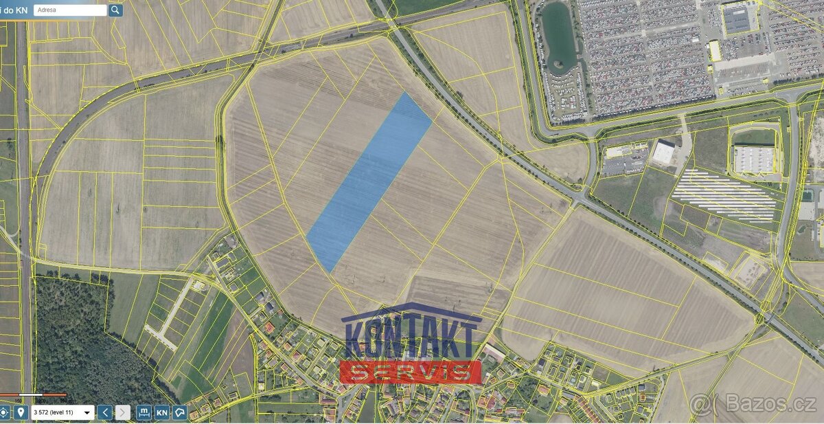 Rozlehlý zemědělský pozemek u obce Sendražice, ev.č. VŠ-7816 - 2