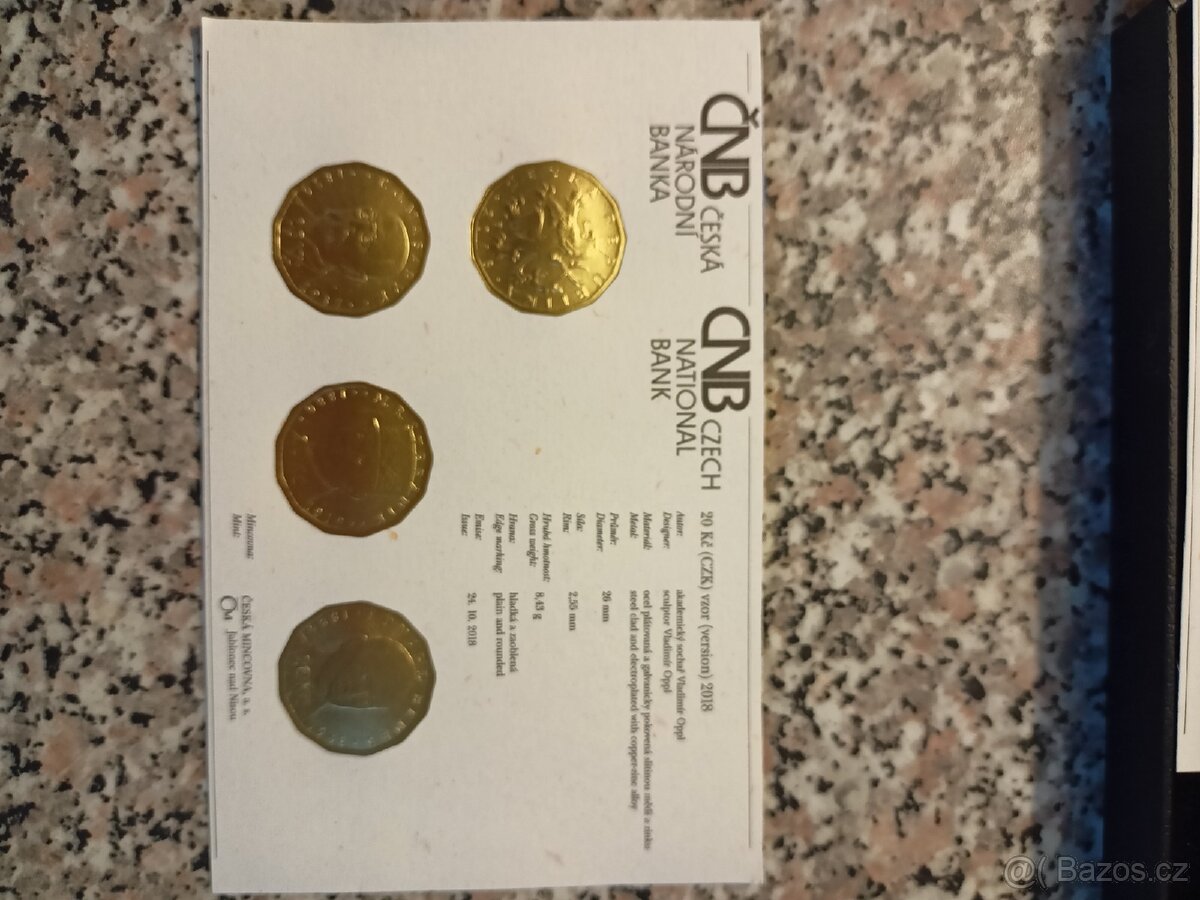 Sada šesti příležitostných dvacetikorun - 2