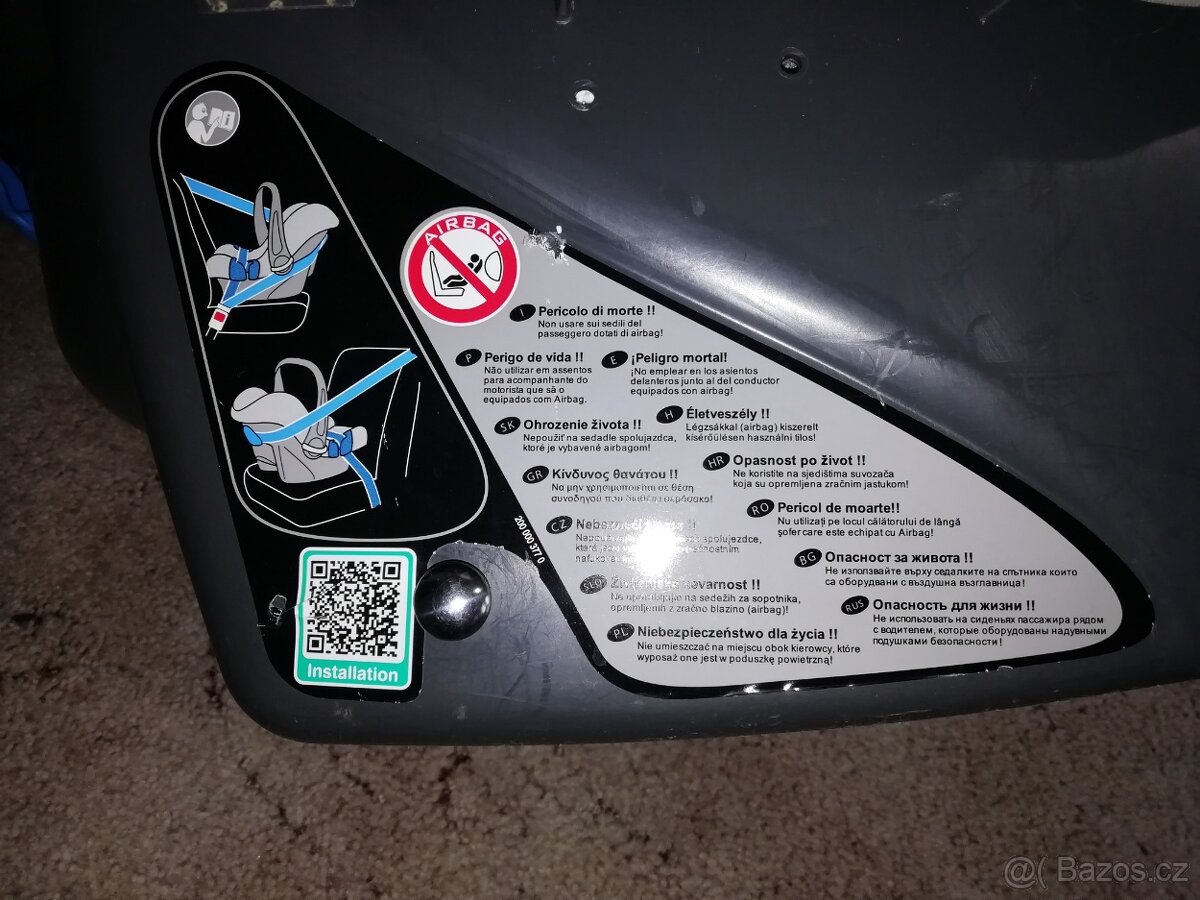 Autosedačka vajíčko Britax Romer Baby Safe PlusII 0-13kg - 2