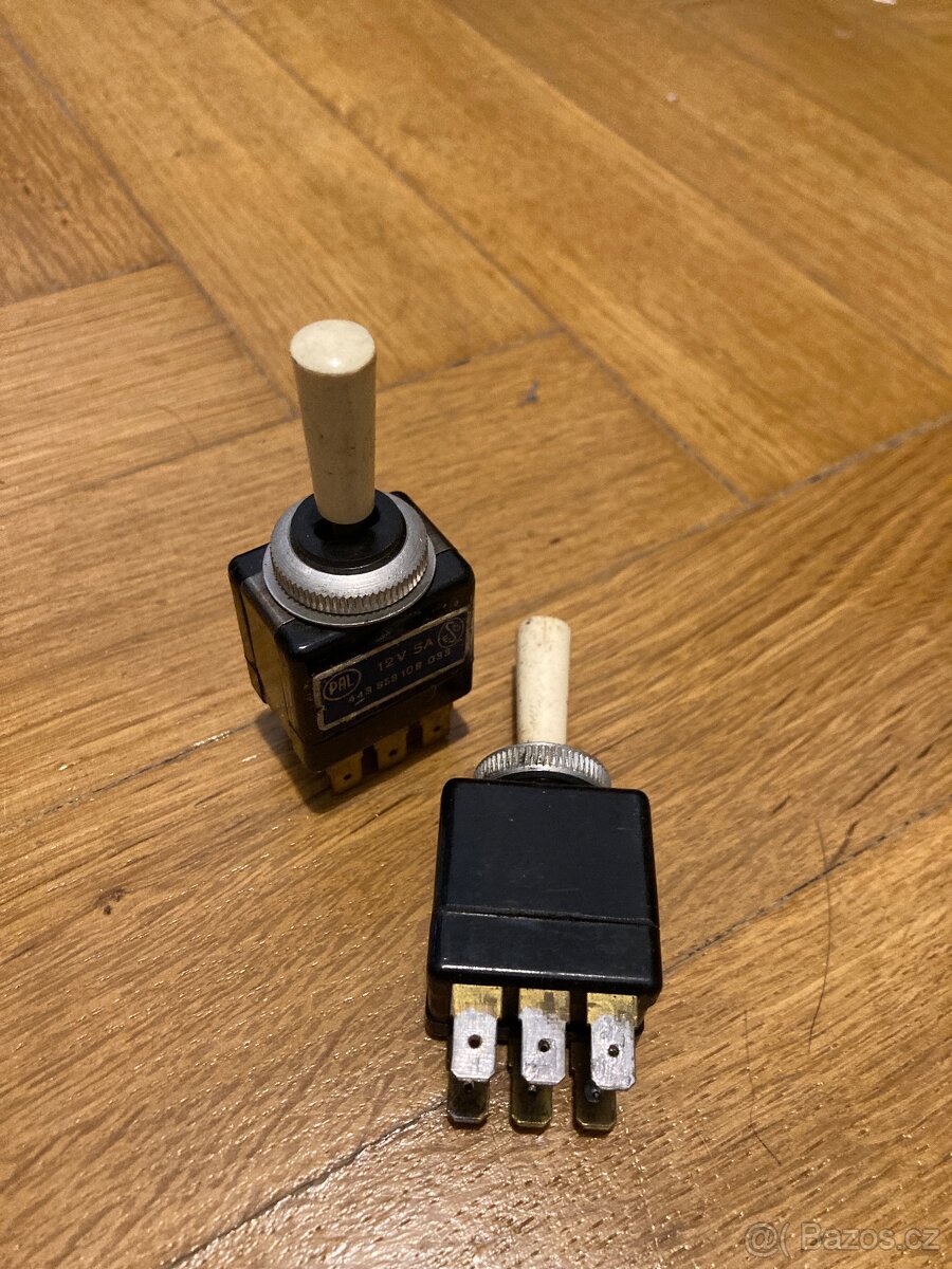 Spínač PAL, Škoda, Tatra, Jawa a další Tudor , Spartak atd. - 2