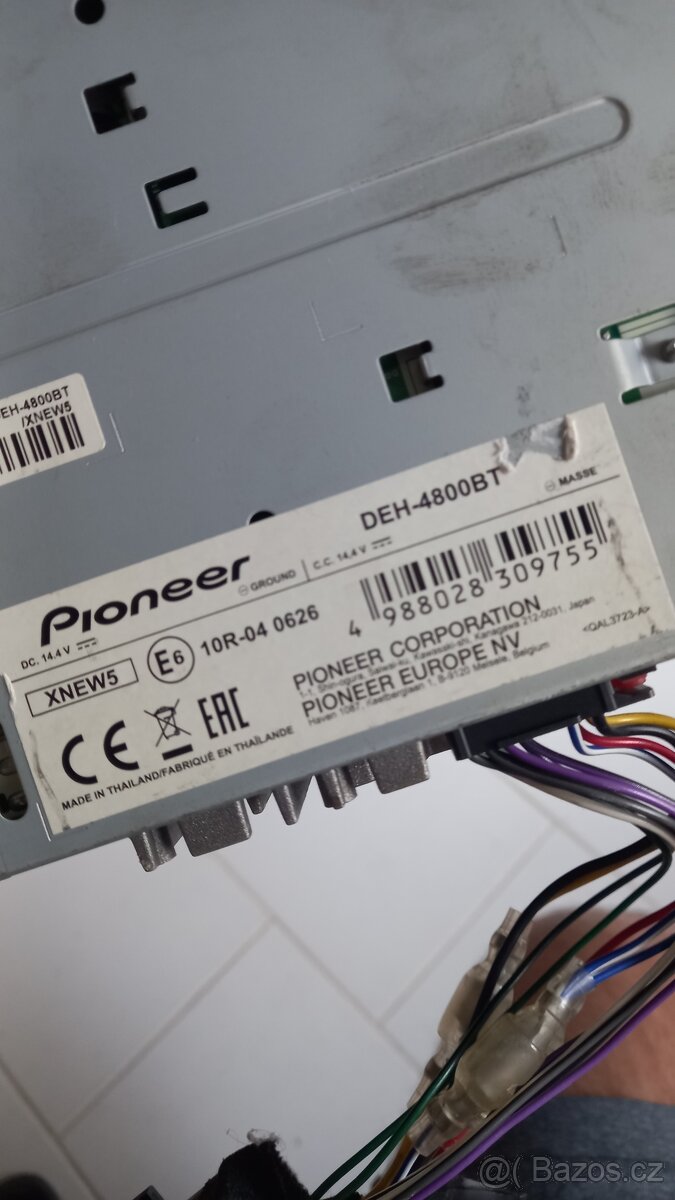 Pioneer deh4800bt - 2