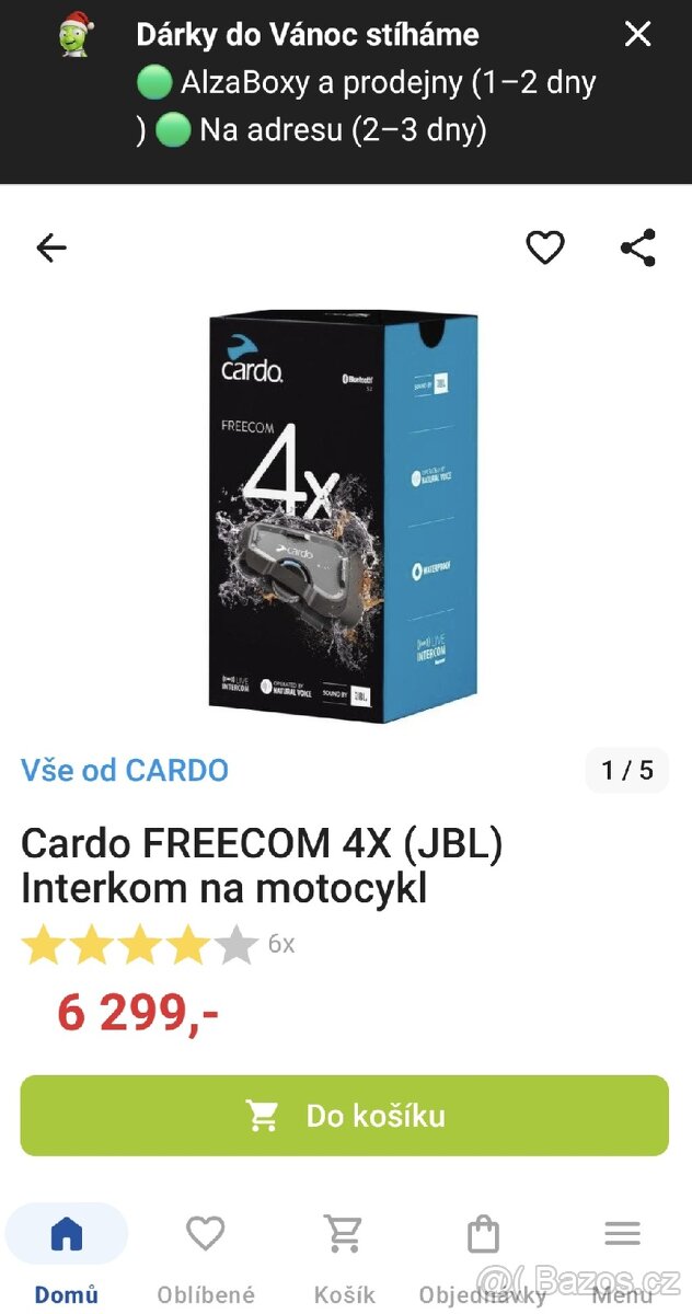 Nový intercom CARDO (JBL) - 2