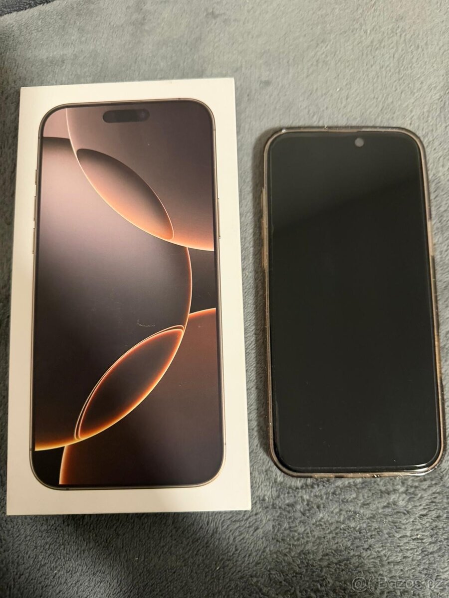 Prodam iphone 16 pro max 256gb zlatý - 2