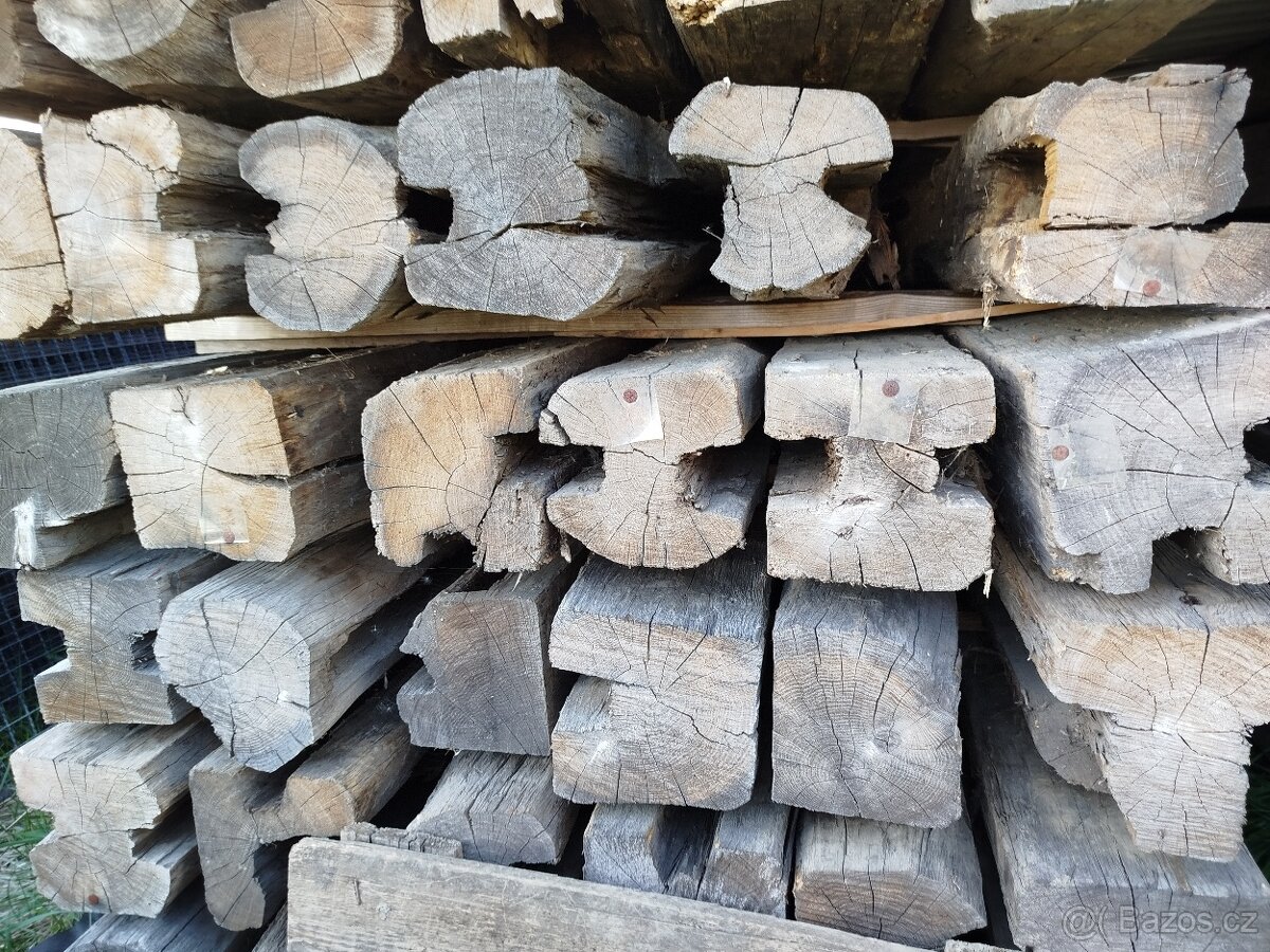 Tesané trámy dub - 2