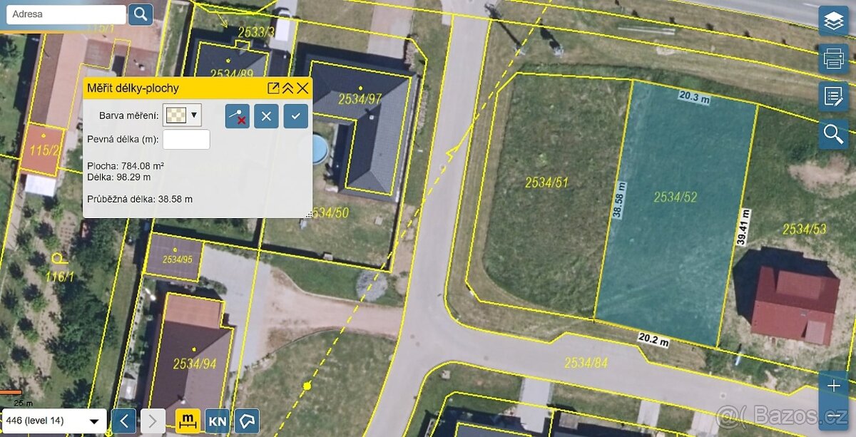 Stavební pozemek o výměře 781m2, v obci Milovice u Mikulova - 2