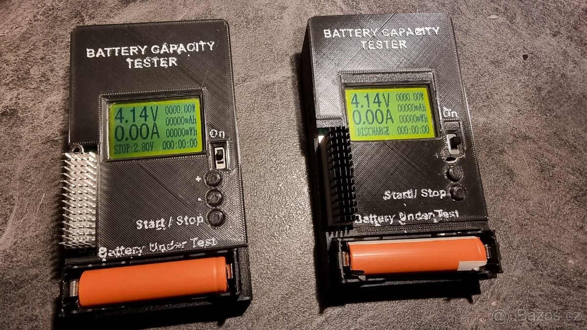 Tester kapacity baterie li-ion 18650 + powerbank - 2