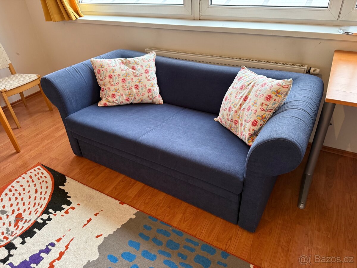 Látková rozkládací pohovka IKEA - 2