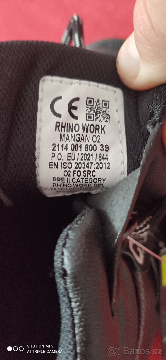 pracovní obuv zn. CXS vel. 39 NOVÉ - 2