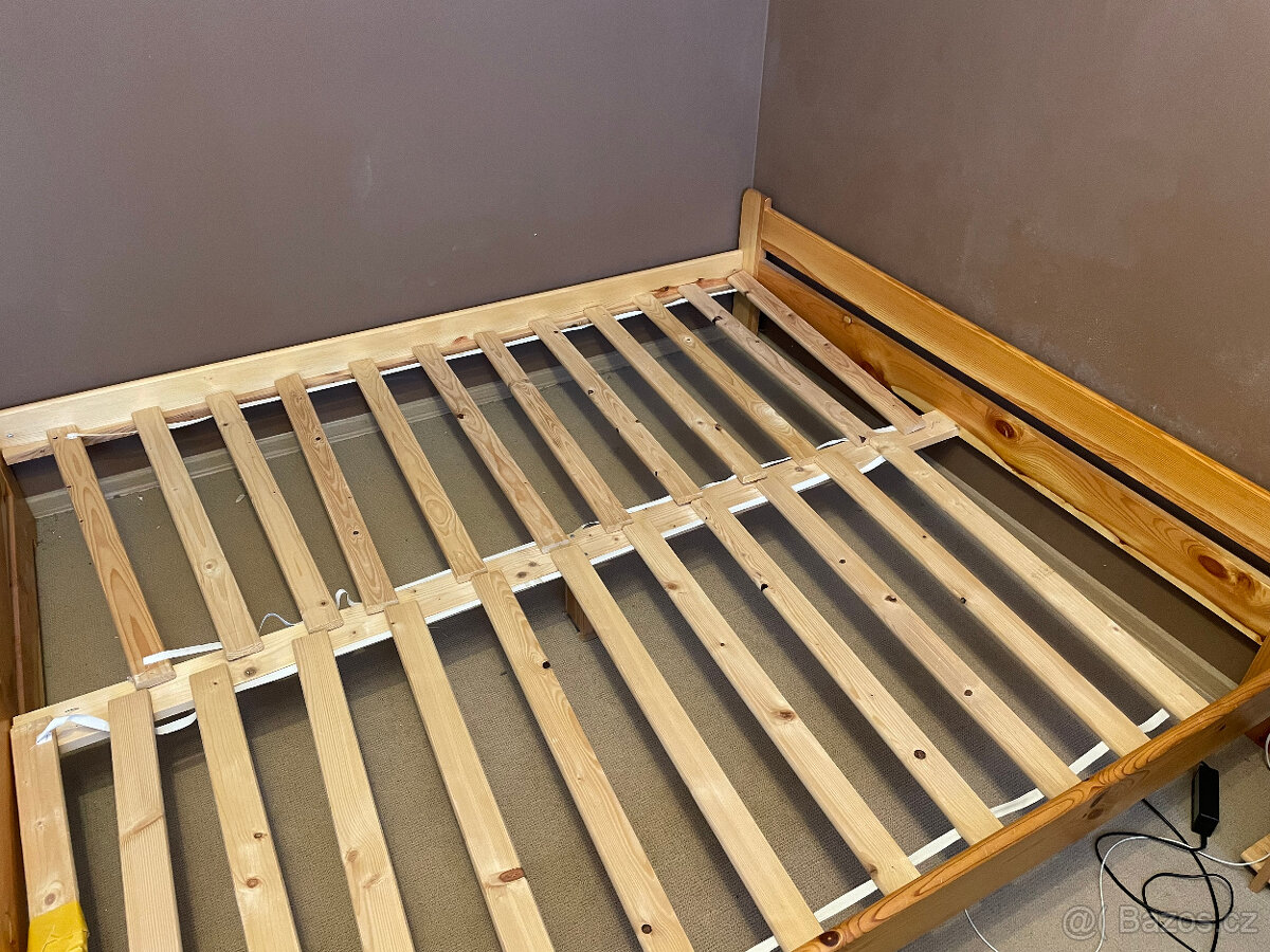 Postelový rám s roštem 180/200 - 2