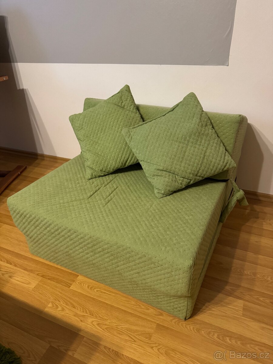 Prošívané rozkládací křeslo - 2