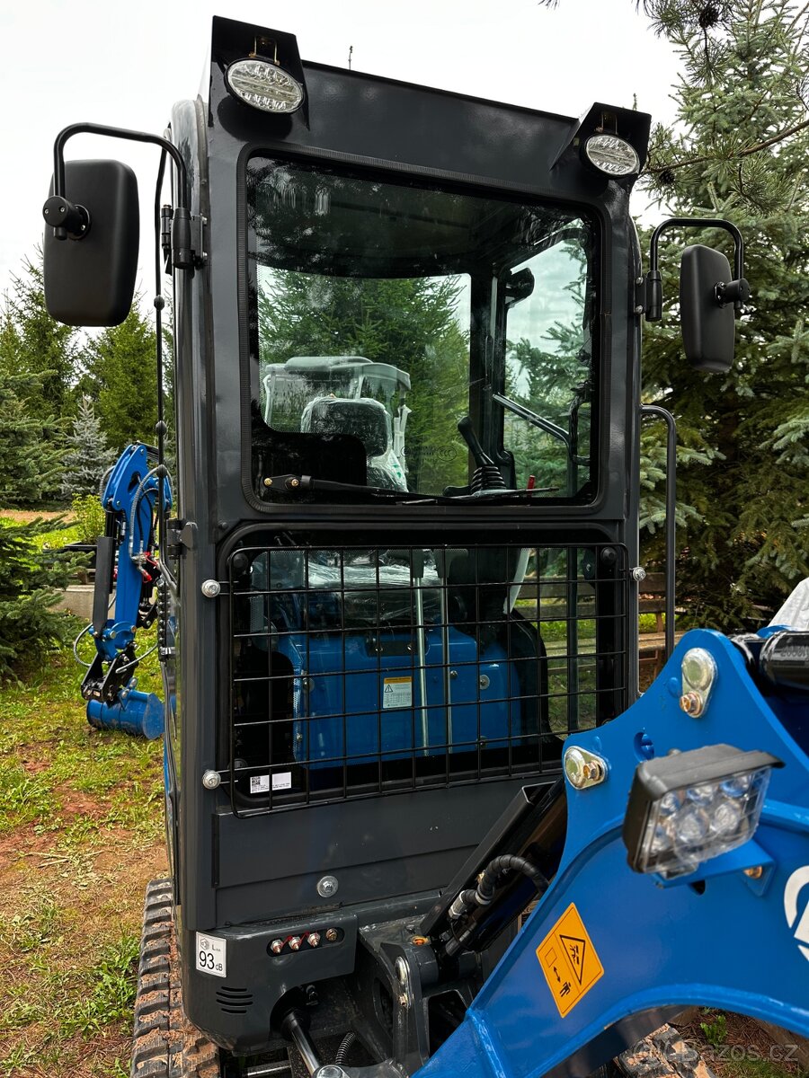 Minibagr Rippa R15 ECO, s kabinou - 2