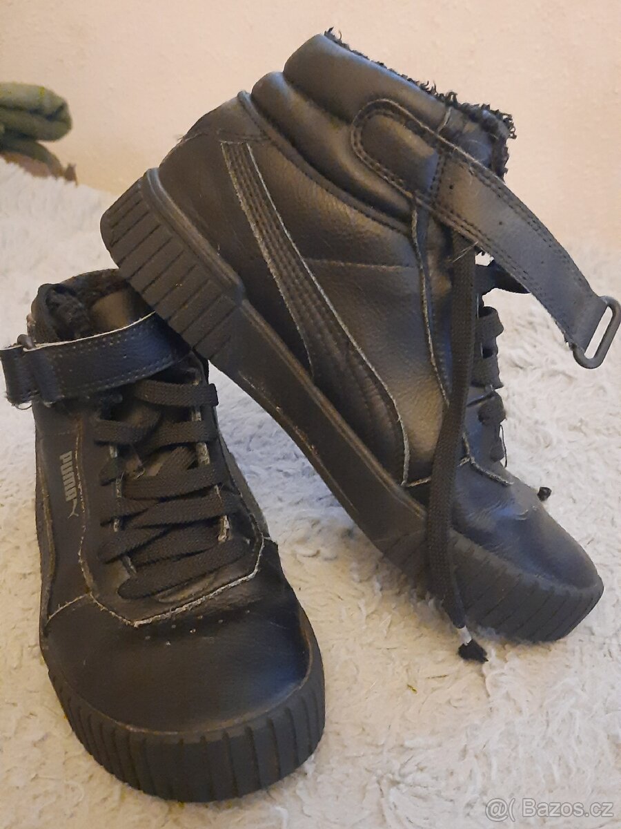 Zateplené kotníkové tenisky boty Puma vel. 37,5 - 2