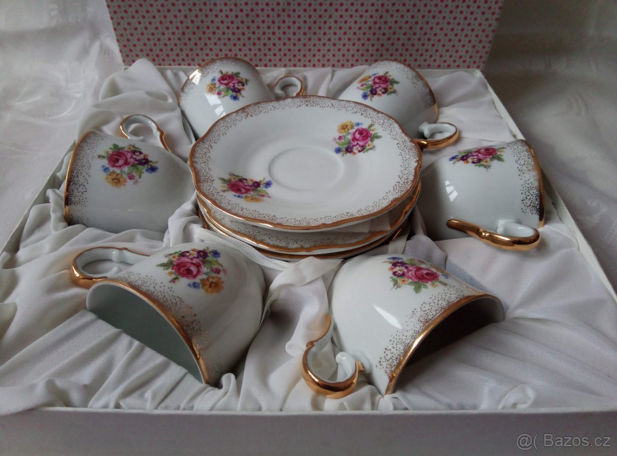 Kávový ozdobný set MZ Czechoslovakia - 2