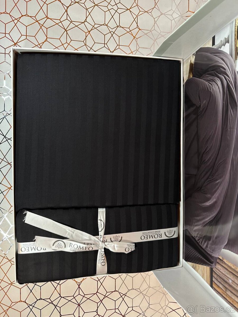 Saten černý celá sada - 2