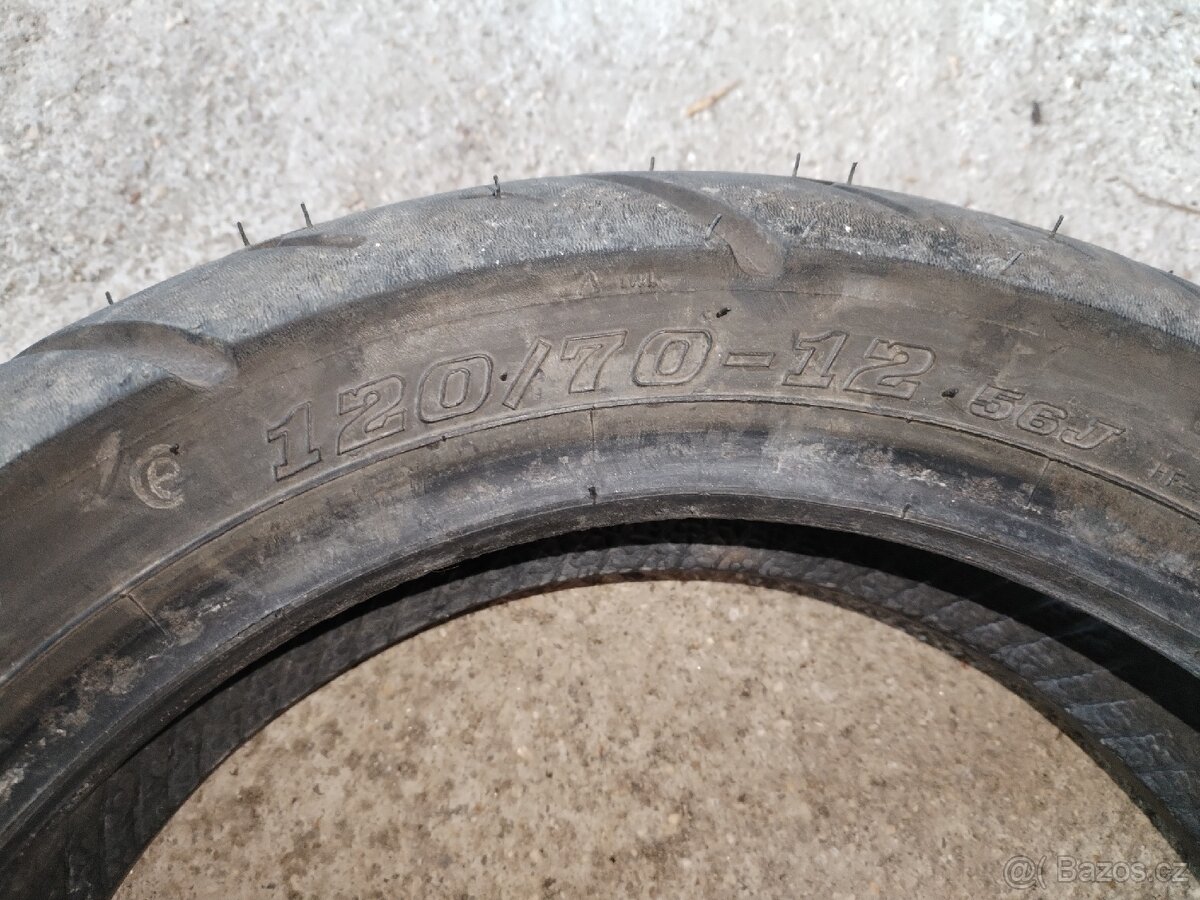 Prodám pneu 120/70 - 12 - 2