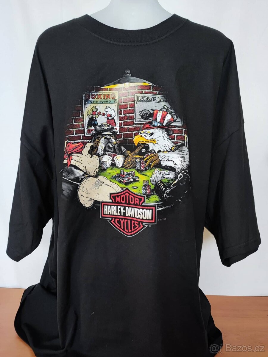 NOVÁ trika/ triko Harley Davidson 4XL VÍCE VZORŮ - 2