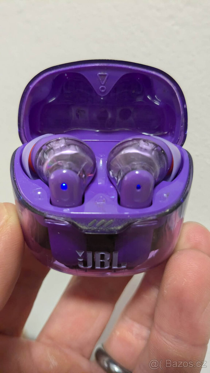 Bezdratova sluchatka JBL Tune Flex Ghost Purple - 2
