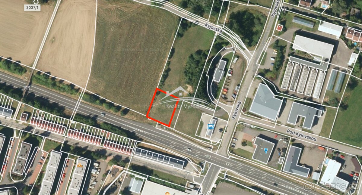 Pronájem pozemku 1.000m2 , Havlíčkův Brod - 2