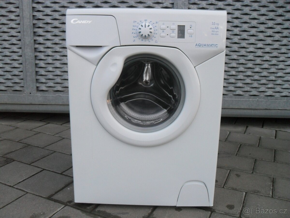 MALÁ/MINI PRAČKA CANDY 3,5KG, LCD, NEREZ BUBEN, FUZZY LOGIC - 2