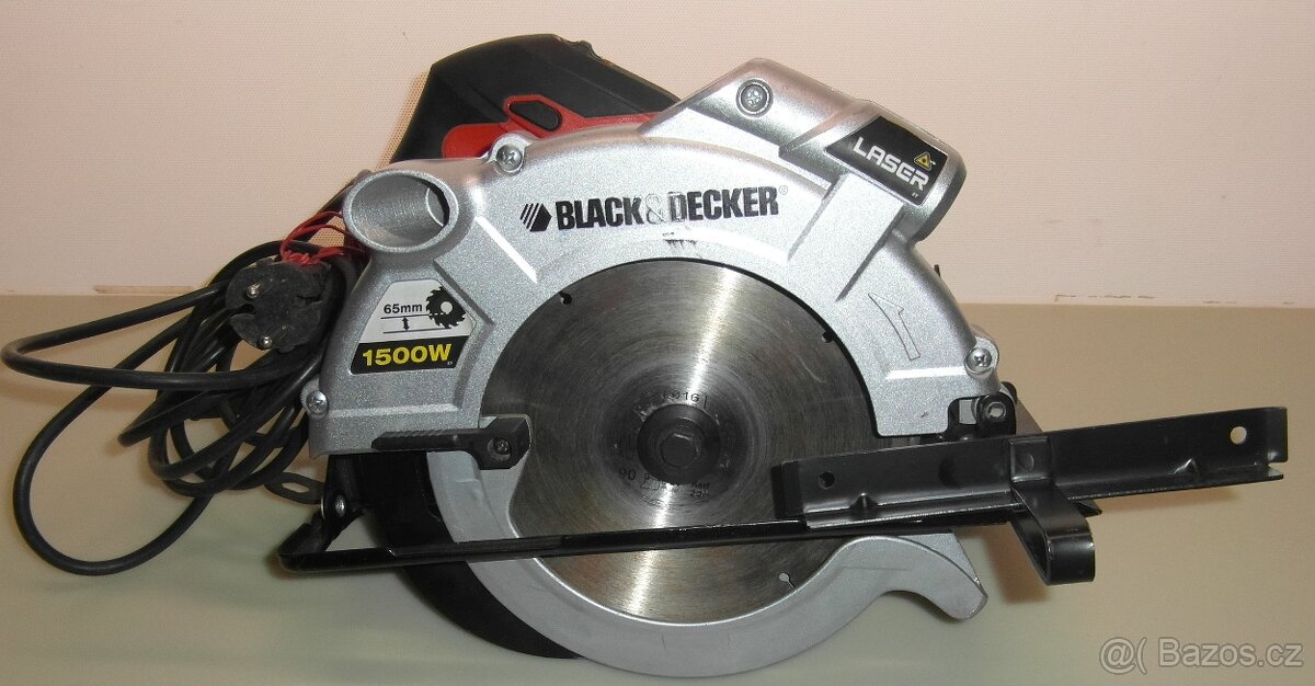 Okružní pila Black&Decker KS 1500L s LASEREM - 2