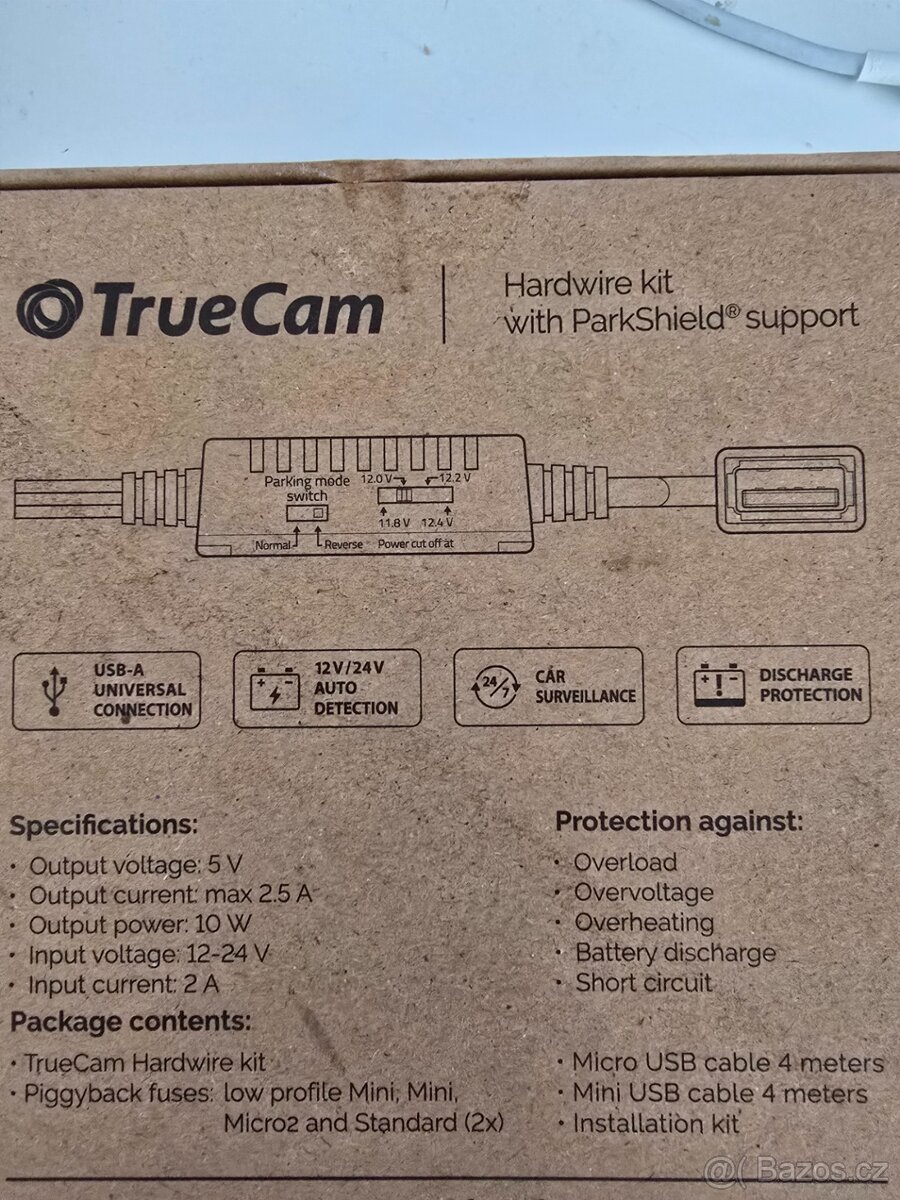 TrueCam hardware kit - sada pro zapojení auto kamery - 2