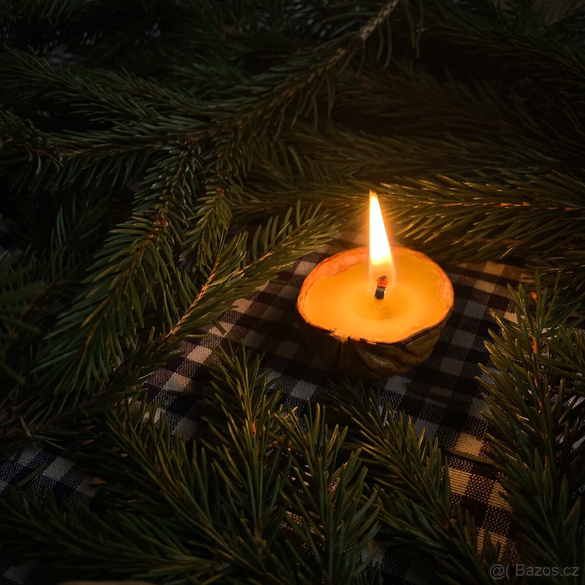 Plovoucí svíčky ve skořápce – ruční výroba - 2