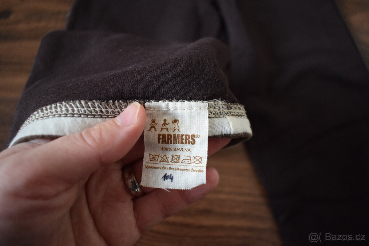 Nové rostoucí tepláky Farmers vel. 104 - 2