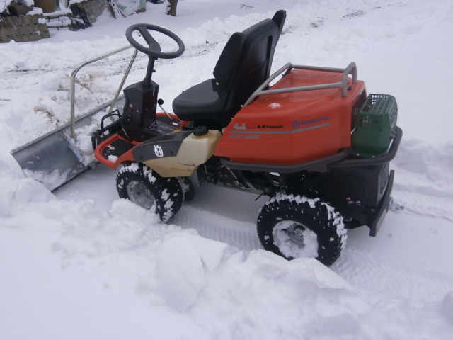 Husqvarna rider-radlice sněhová - 2