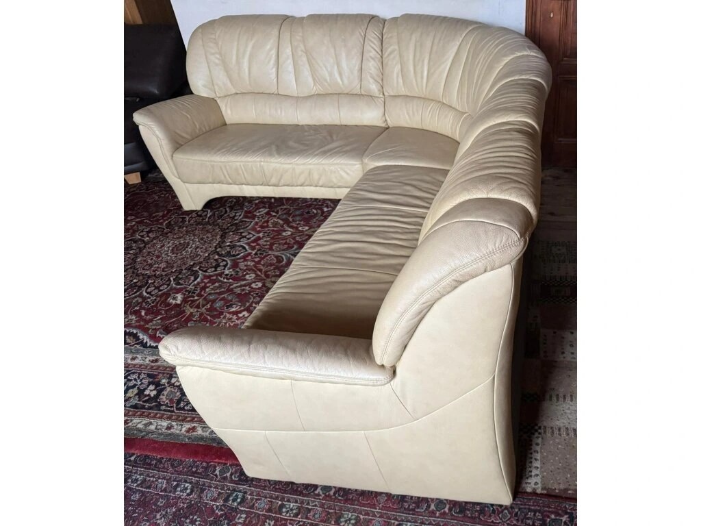 Rohová kožená sedací souprava, 3311 - 2